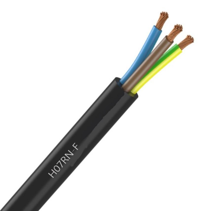 REPS H07RN‑F Heavy‑Duty Rubber Flexible Cable 450/750V For Construction Site